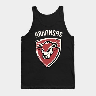 Vintage Arkansas Football Team Player Summer Camp Arkansas Spring Game Day Tank Top